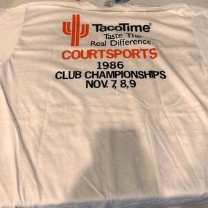 Jerzees Taco Time 80’s single stitch shirt